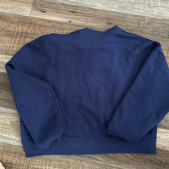 Walt Disney World Blue Cropped Hoodie Sweatshirt, size medium - Picture 6 of 8